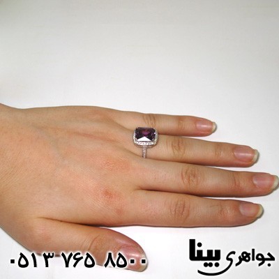 انگشتر آمتیست زنانه کلاسیک 1