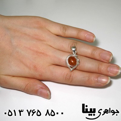 گردنبند کهربا فانتزی