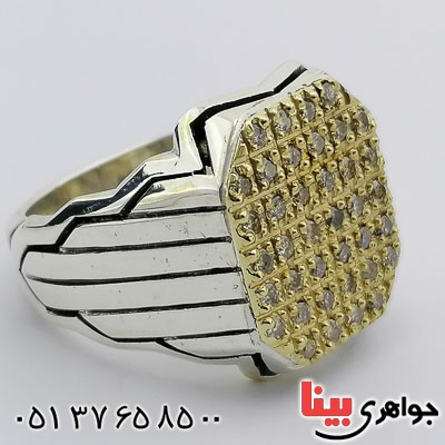 انگشتر الماس مردانه بسیار فاخر _کد:21320