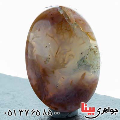نگین انگشتر عقیق دریایی درشت و بسیار زیبا _کد:21647