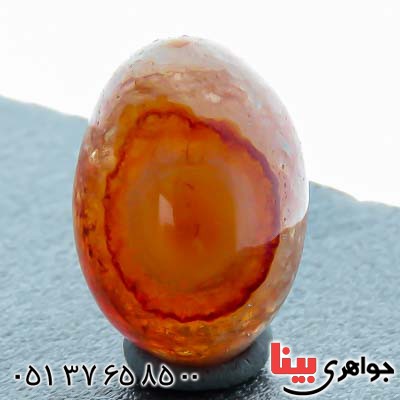 نگین انگشتر عقیق باباقوری تاپ بسیار زیبا _کد:21651