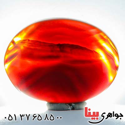 نگین انگشتر عقیق یمنی جزع بسیار عالی _کد:21759