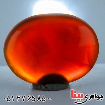 نگین انگشتر عقیق یمنی قدیمی کبدی بسیار زیبا _کد:21762