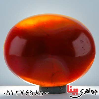 نگین انگشتر عقیق یمنی کبدی قدیمی بسیار زیبا _کد:21777