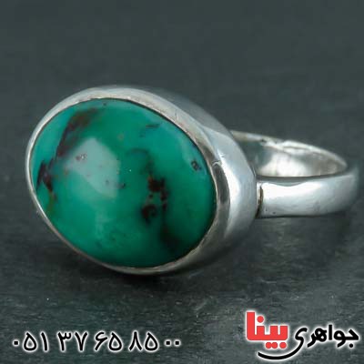 انگشتر فیروزه خوشرنگ و خاص  _کد:21806