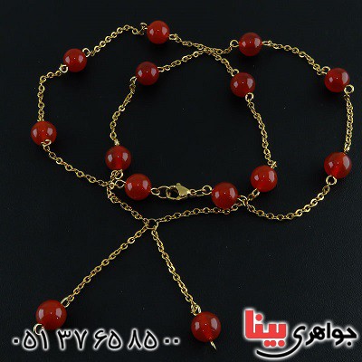 سینه ریز عقیق زنانه بسیار زیبا _کد:21839