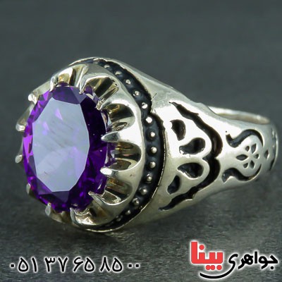انگشتر آمتیست بسیار زیبا _کد:21909