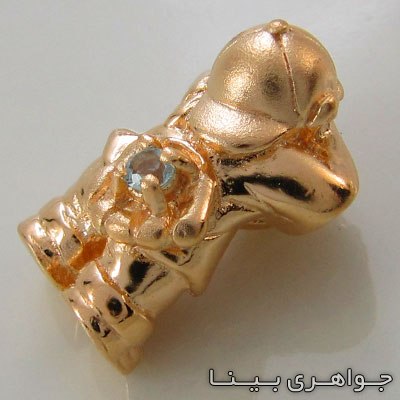 گردنبند آکوآمارین طرح فانتزی