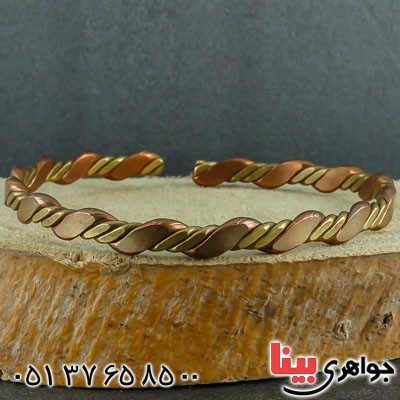 دستبند مسی خاص و شیک _کد:22217