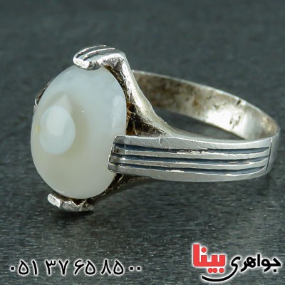 انگشتر عقیق باباقوری بسیار زیبا _کد:22258