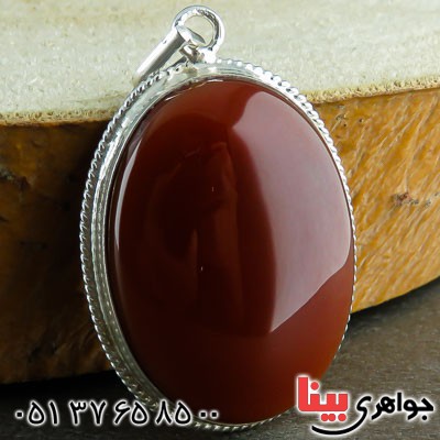 گردنبند عقیق قرمز بسیار زیبا _کد:22271
