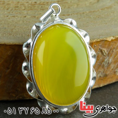 گردنبند عقیق شرف الشمس بسیار خوشرنگ و زیبا _کد:22277