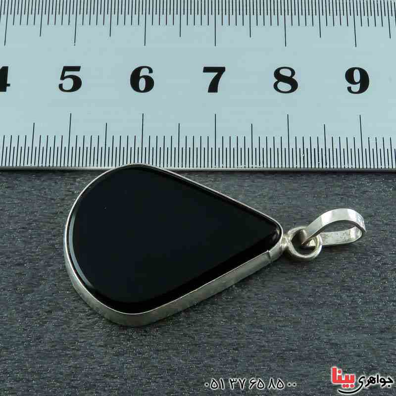 گردنبند عقیق سیاه (اونیکس) بسیار زیبا _کد:22324