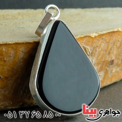 گردنبند عقیق سیاه (اونیکس) بسیار زیبا _کد:22324