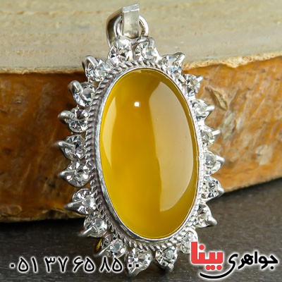 گردنبند عقیق شرف الشمس بسیار زیبا _کد:22325