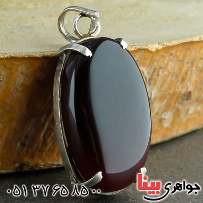 گردنبند عقیق قرمز بسیار زیبا _کد:22327