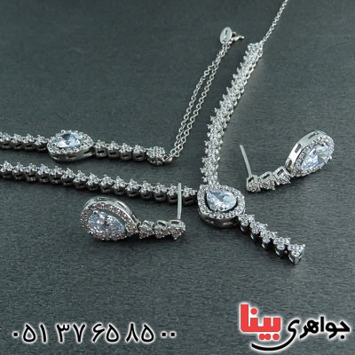 سرویس نقره سولیتر پرنس رودیوم زنانه _کد:22585