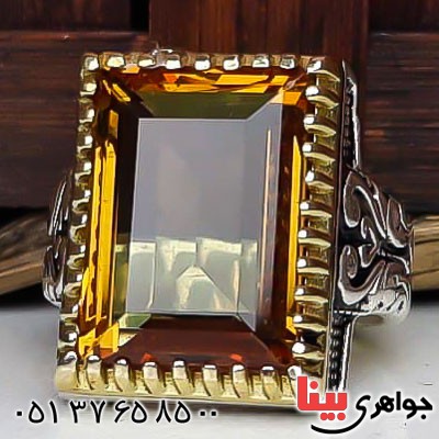 انگشتر الکساندریت زیبا و درشت فاخر مردانه _کد:22686