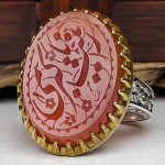 خطی مردانه با حکاکی گود یا زینب کبری _کد:22690 خطی مردانه با حکاکی گود یا زینب کبری _کد:22690