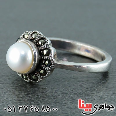 انگشتر مروارید مارکازیتی زنانه