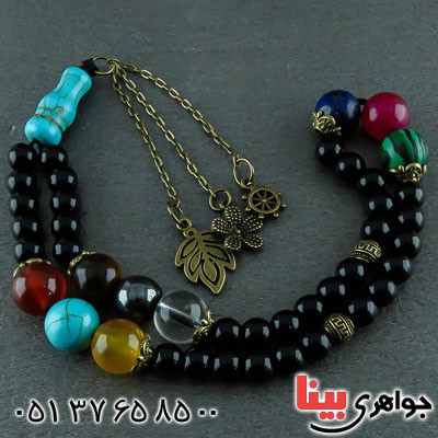 تسبیح چند جواهر 33 دانه ای خاص و زیبا _کد:22741