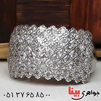 انگشتر نقره پرنس رودیوم زنانه _کد:22743