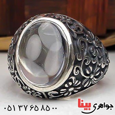 انگشتر در نجف زلال فاخر و شیک مردانه _کد:22796