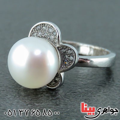 انگشتر مروارید زنانه بسیار زیبا _کد:22846