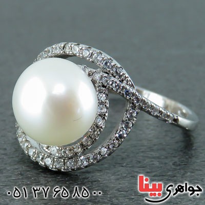 انگشتر مروارید زنانه بسیار زیبا _کد:22858