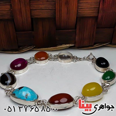 دستبند چند جواهر ام البنین دست ساز _کد:22874