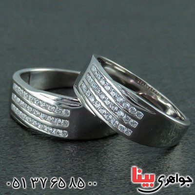 انگشتر نقره ست رودیوم بسیار شیک _کد:22900