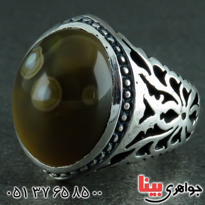 انگشتر عقیق باباقوری درشت خاص مردانه _کد:23064
