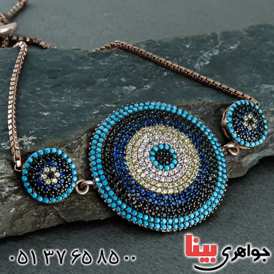 دستبند نقره شیک میکروستینگ زنانه