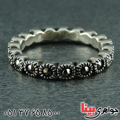 انگشتر نقره مارکازیتی بسیار زیبا _کد:23207