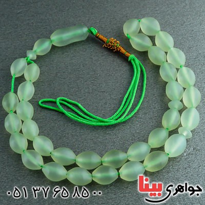 تسبیح شامقصود افغان سبز 33 دانه ای_کد:23252