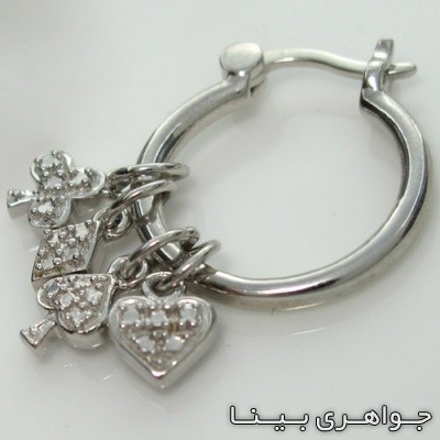 گوشواره نقره پاسور