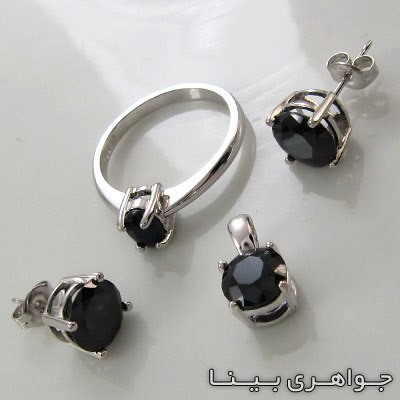 سرویس یاقوت کبود تک نگین