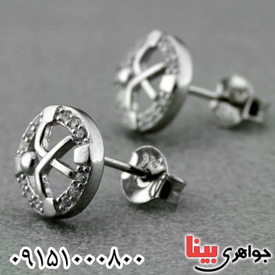 گوشواره نقره ظریف و شیک _کد:23592