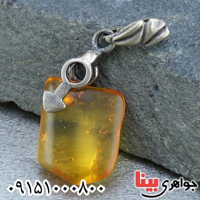 گردنبند کهربا لهستانی درجه یک _کد:23603