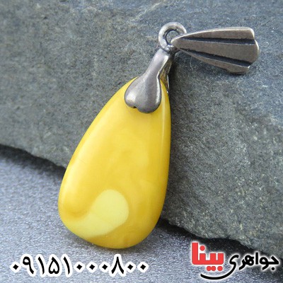 گردنبند کهربا بلونی لهستانی بسیار زیبا _کد:23664
