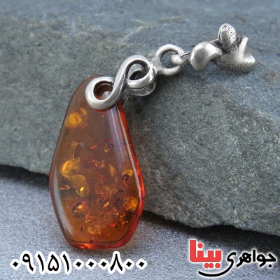 گردنبند کهربا بلونی روسی _کد:23666