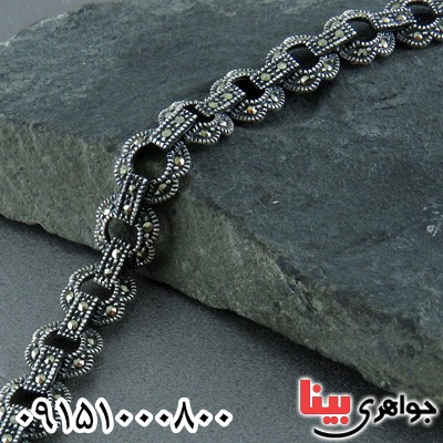 دستبند نقره مارکازیتی اسپرت بسیار زیبا _کد:23754
