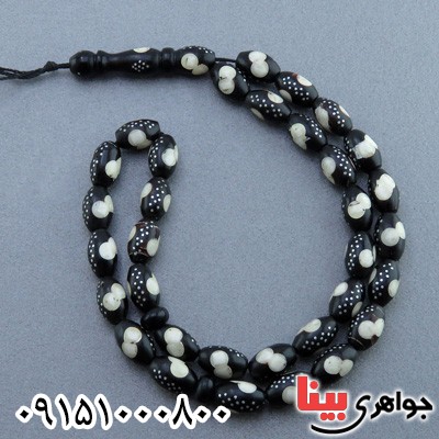 تسبیح یسر 33 دانه ای میخکوب مصری با مرصع صدف _کد:23762