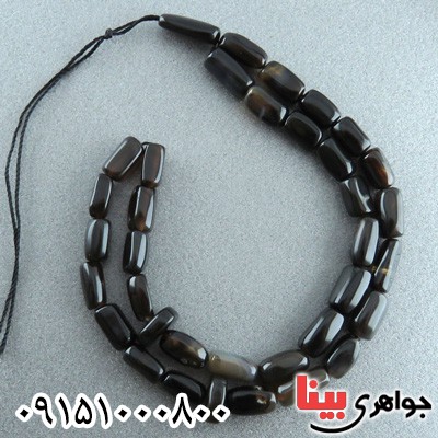 تسبیح عقیق یمنی جزع 33 دانه ای _کد:23776