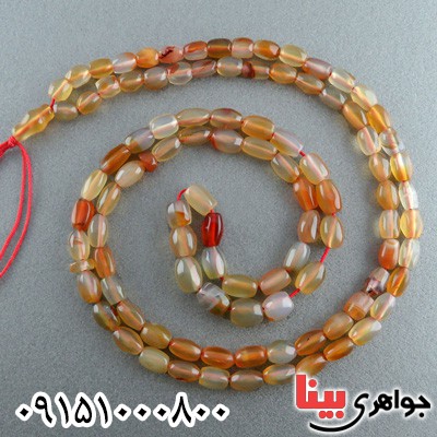 تسبیح عقیق یمنی 101 دانه ای ام البنین هلی _کد:23780