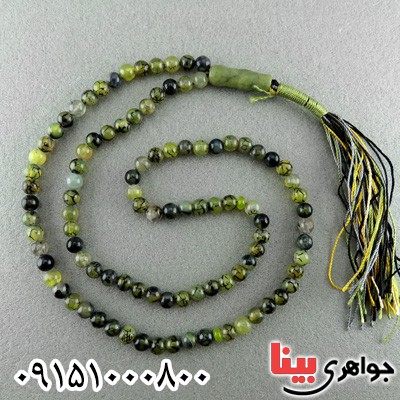تسبیح عقیق ماداگاسکار 101 دانه ای خوشرنگ _کد:23786