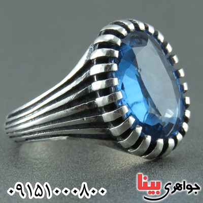 انگشتر توپاز مردانه صفوی _کد:23787