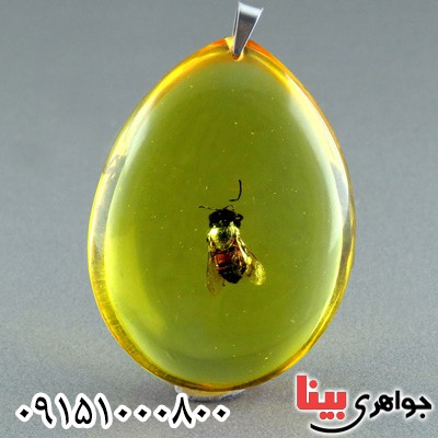 گردنبند کهربا زیبا و خوشرنگ _کد:23802