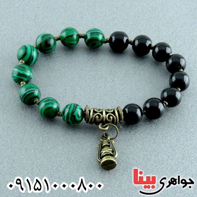دستبند چند جواهر مهره ای خاص و زیبا _کد:23804
