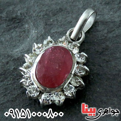 گردنبند یاقوت سرخ خاص خوشرنگ سفارشی _کد:23806